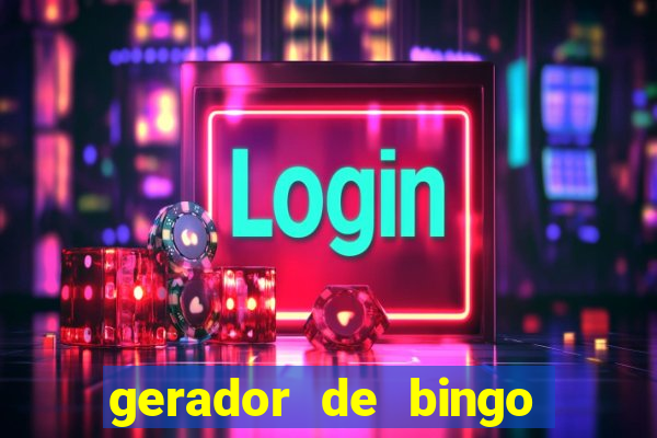 gerador de bingo cha de bebe
